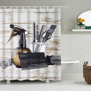 Salon image shower curtain T20